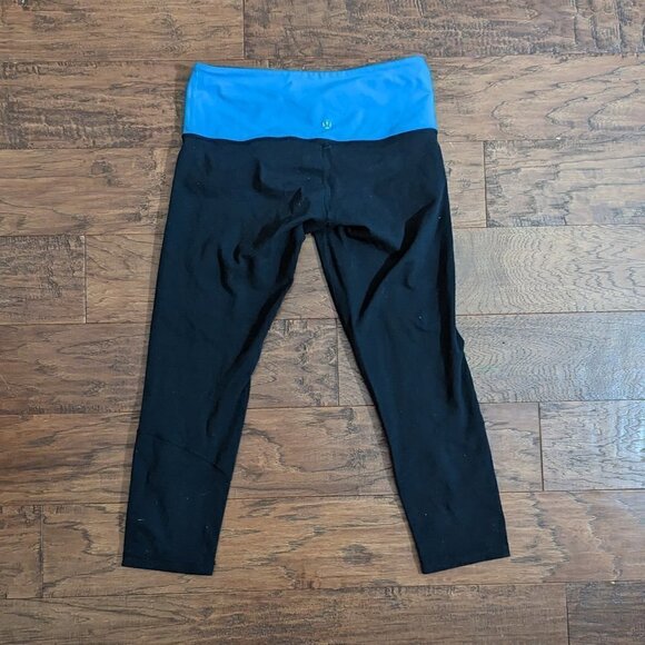 Lululemon Vintage Snap Me Up Luon Crops Crop Pants 6 - Picture 6 of 10